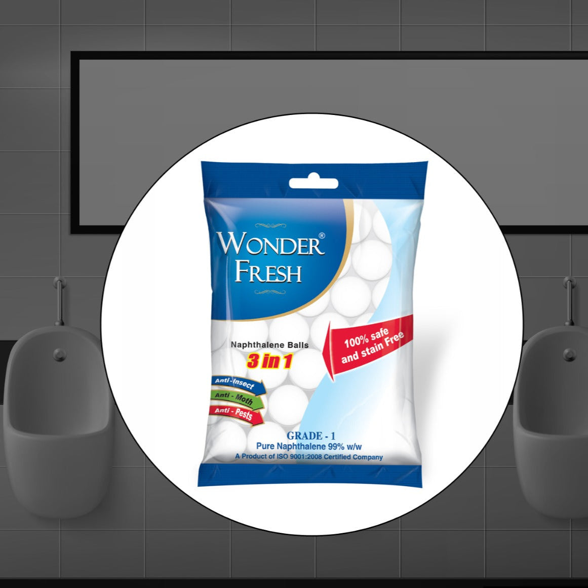 Naphthalene Balls For Clothes Pantry Bathroom Toilet Wardrobe Wash Basin Urinal Cockroaches. - Happy Price - Image 1