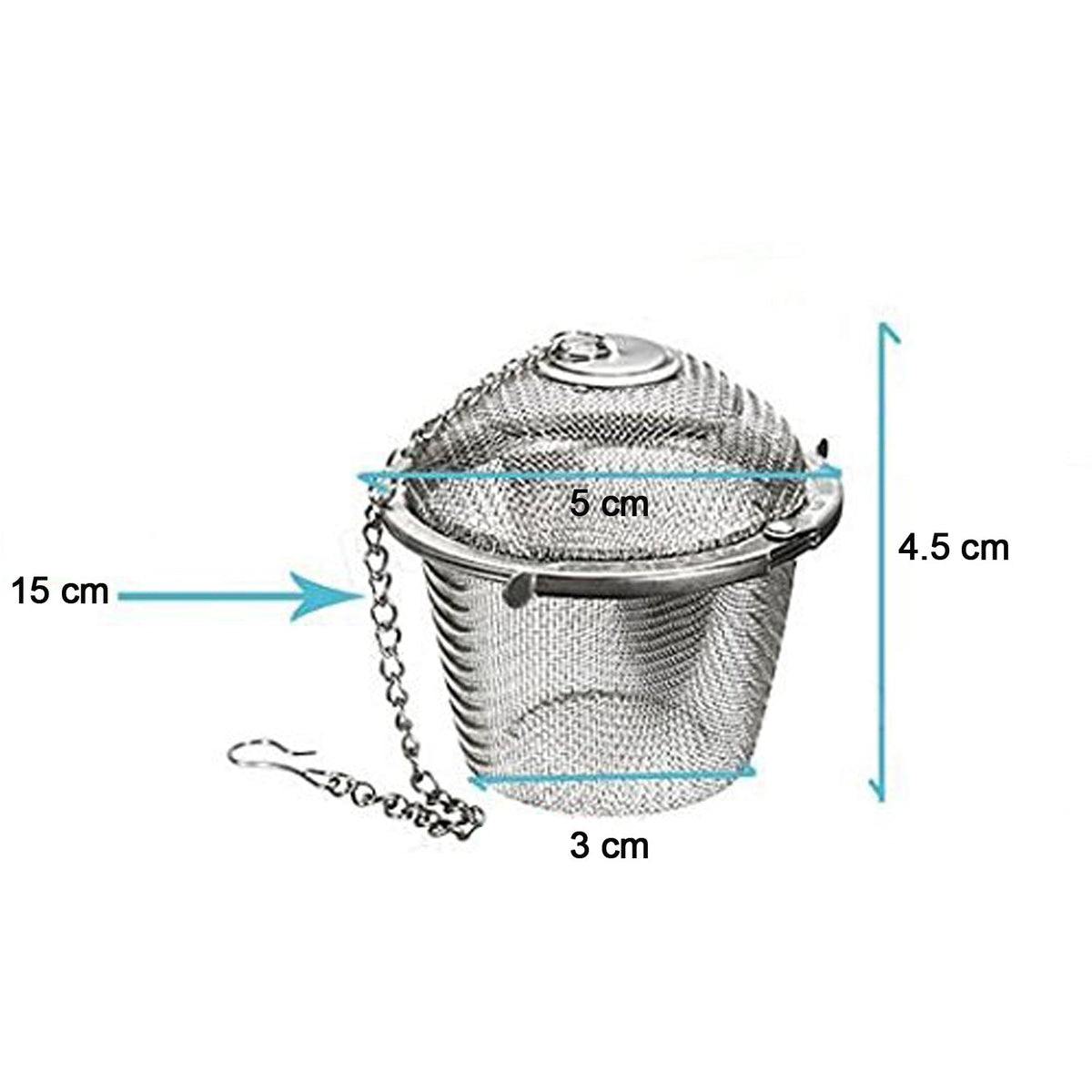 Stainless Steel Tea Strainer for Home & Office Kitchen - Happy Price - Image 3