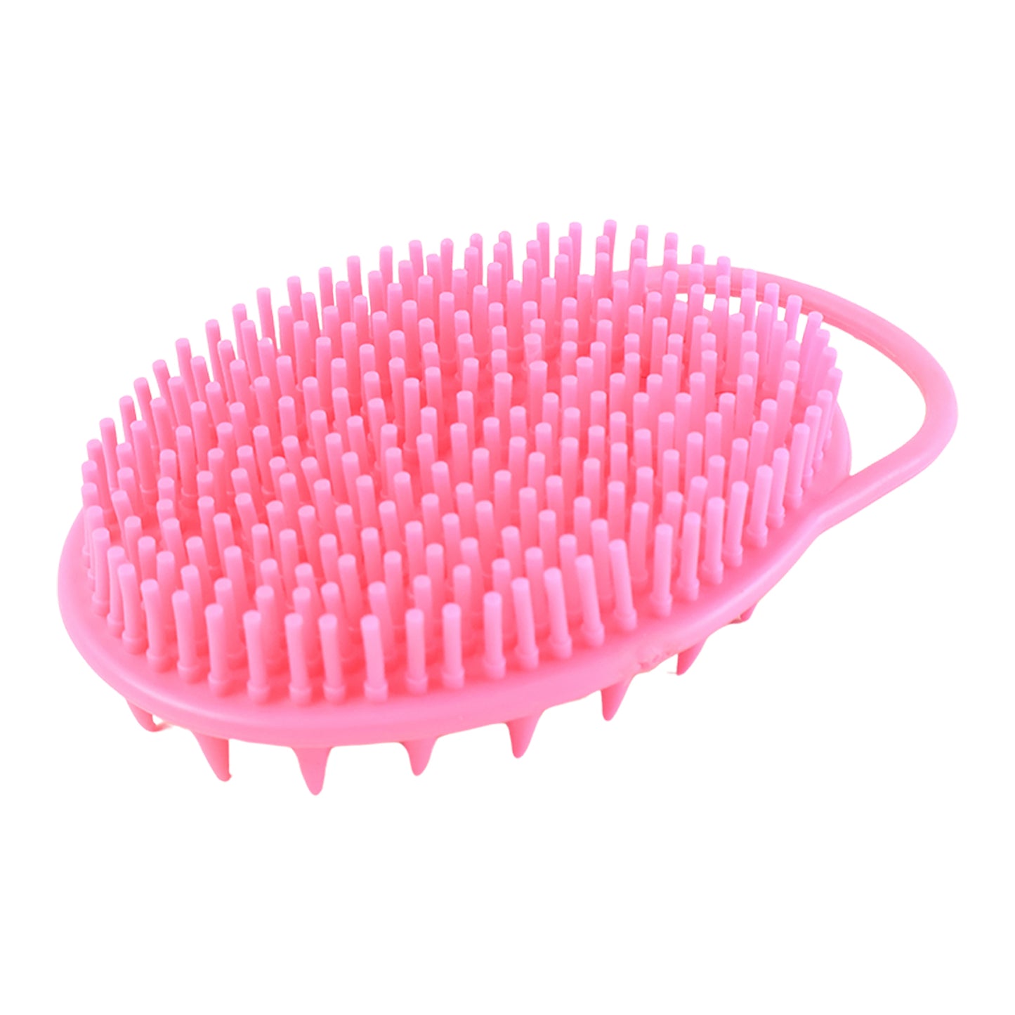 2-in-1 Silicone Soft Bristle Bath Brush - Happy Price - Image 2