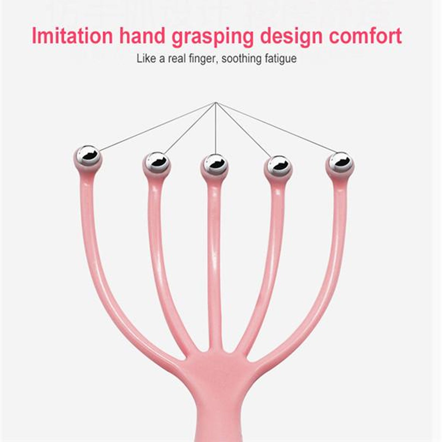 Scalp Massager Handheld Portable Head Massager (1 Pc) - Happy Price - Image 2