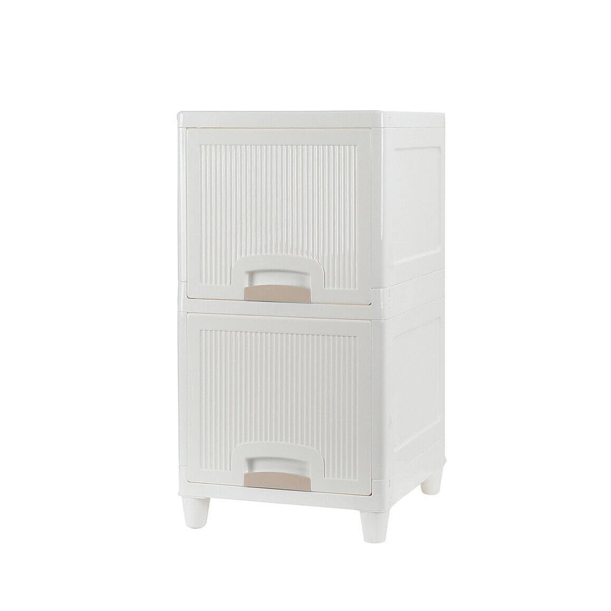 Multipurpose Storage Cabinet Storage Solutions Plastic Drawers Multi Layer Wardrobe Storage Drawers Foldable Multipurpose Drawer Units For Kitchen Bathroom Bedroom Cloth (2 Layer) - Happy Price - Image 4