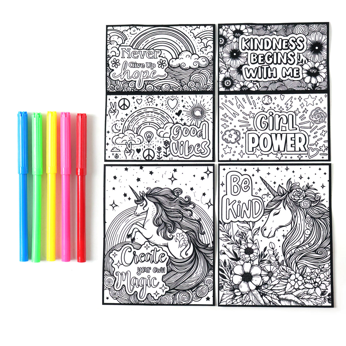 Creative Kids Activity Poster Set for Colouring & Fun (11 Pc) - Happy Price - Image 4