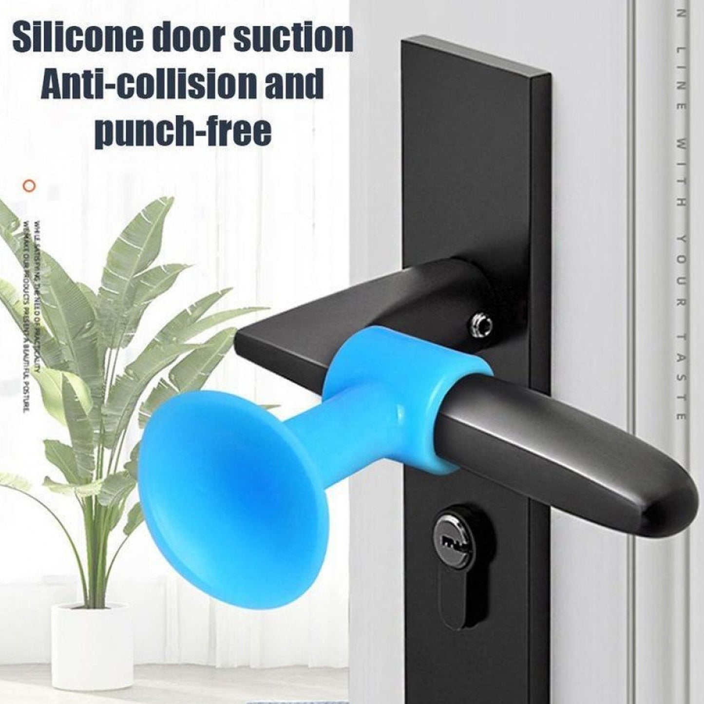 Door Stopper Mini Anti-collision Silicone Door Handle Crash Pad - Happy Price - Image 4