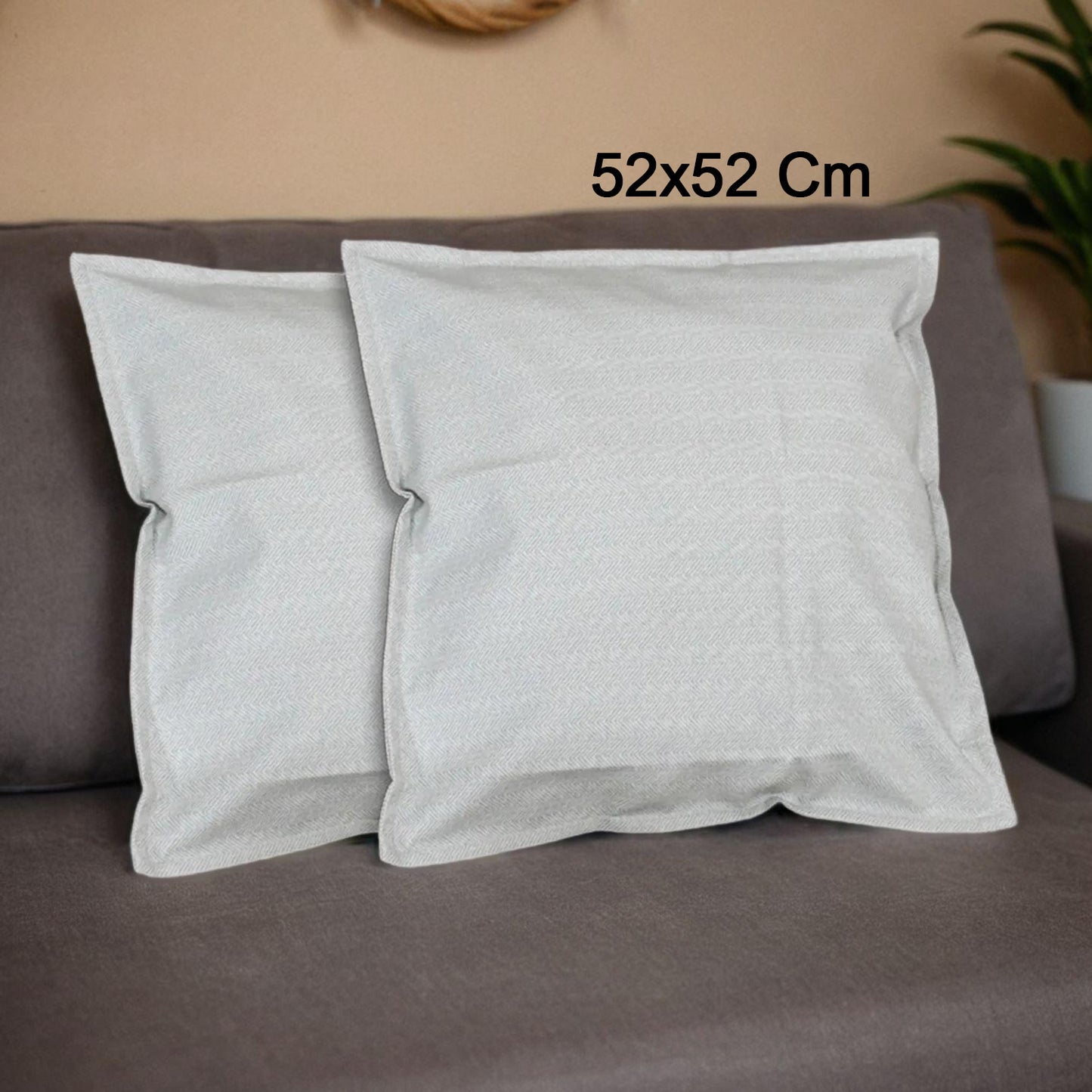 Pillow Covers Couch Pillows Cover Soft Decorative Pillow Covers (52 52 Cm 1 Pair 2 Pc) - Happy Price - Image 2