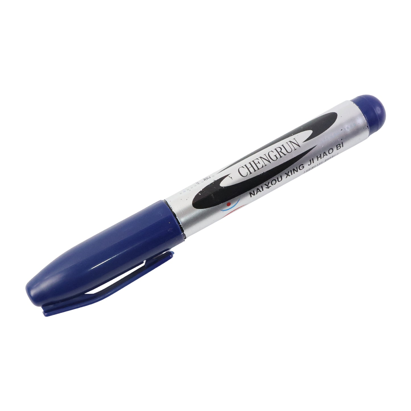 Permanent Blue Marker Pen - Quick Dry, Smudge Proof, Thick Tip (1 Pc) - Happy Price - Image 2