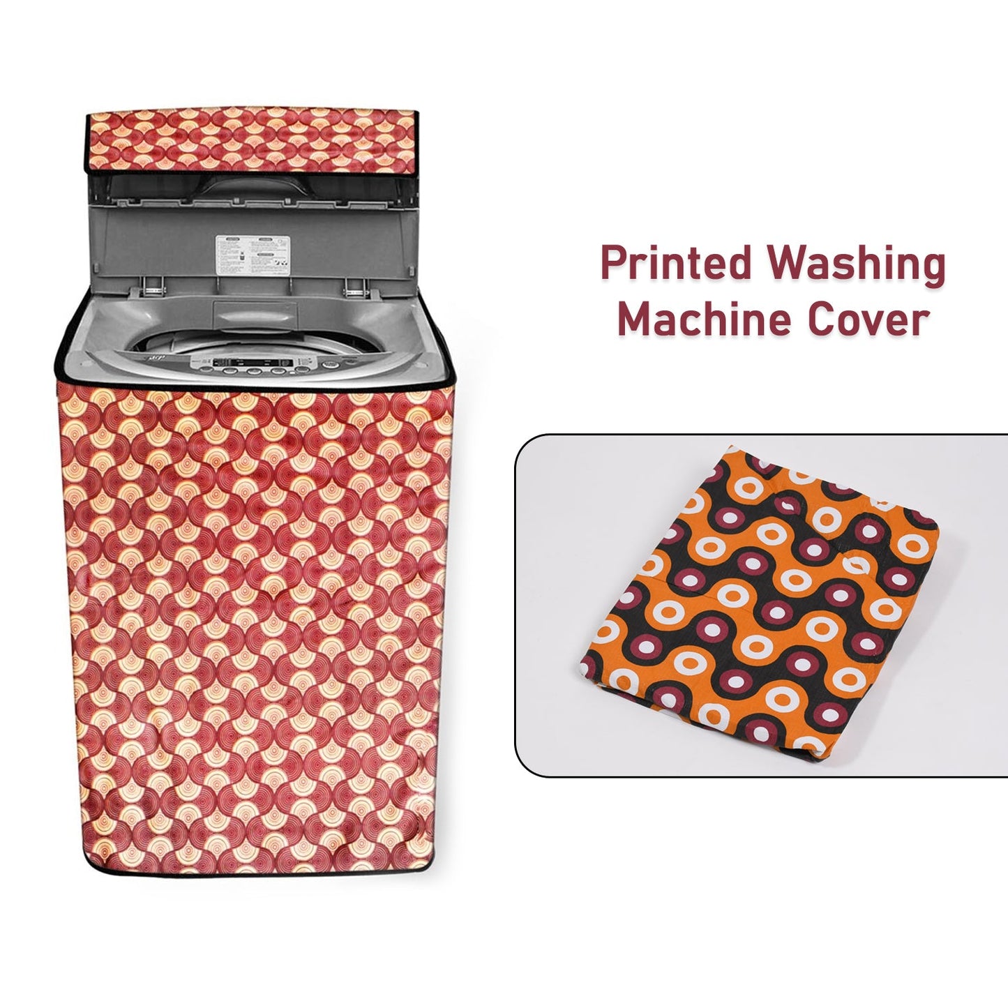 Waterproof Washing Machine Cover - 80x60x60 Cm, Top Load Fully Automatic - Happy Price - Image 2