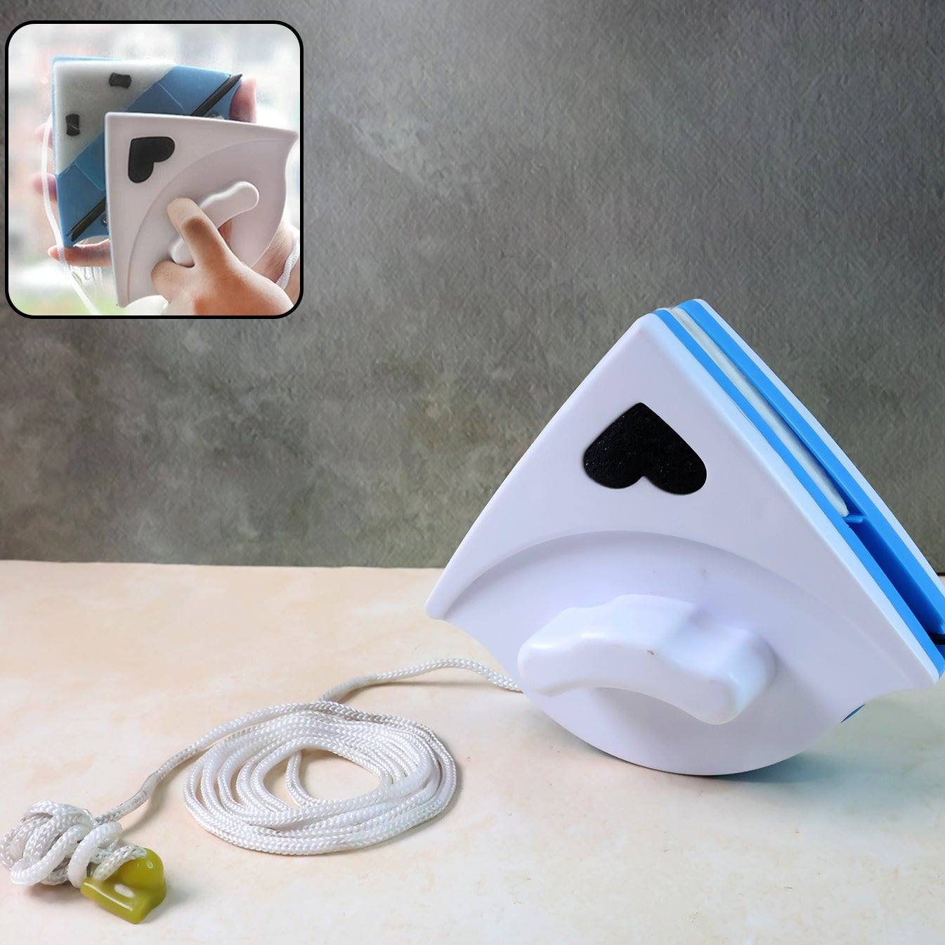 Magnetic Double-Sided Glass Cleaner for Windows - Happy Price - Image 1