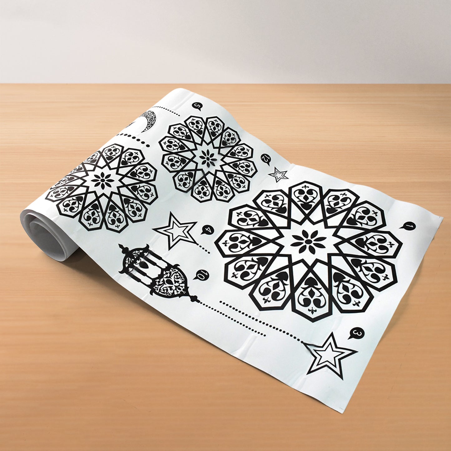 Islamic Lantern & Moon Wall Sticker - 90x30 cm Decorative Decal (1 Pc) - Happy Price - Image 6