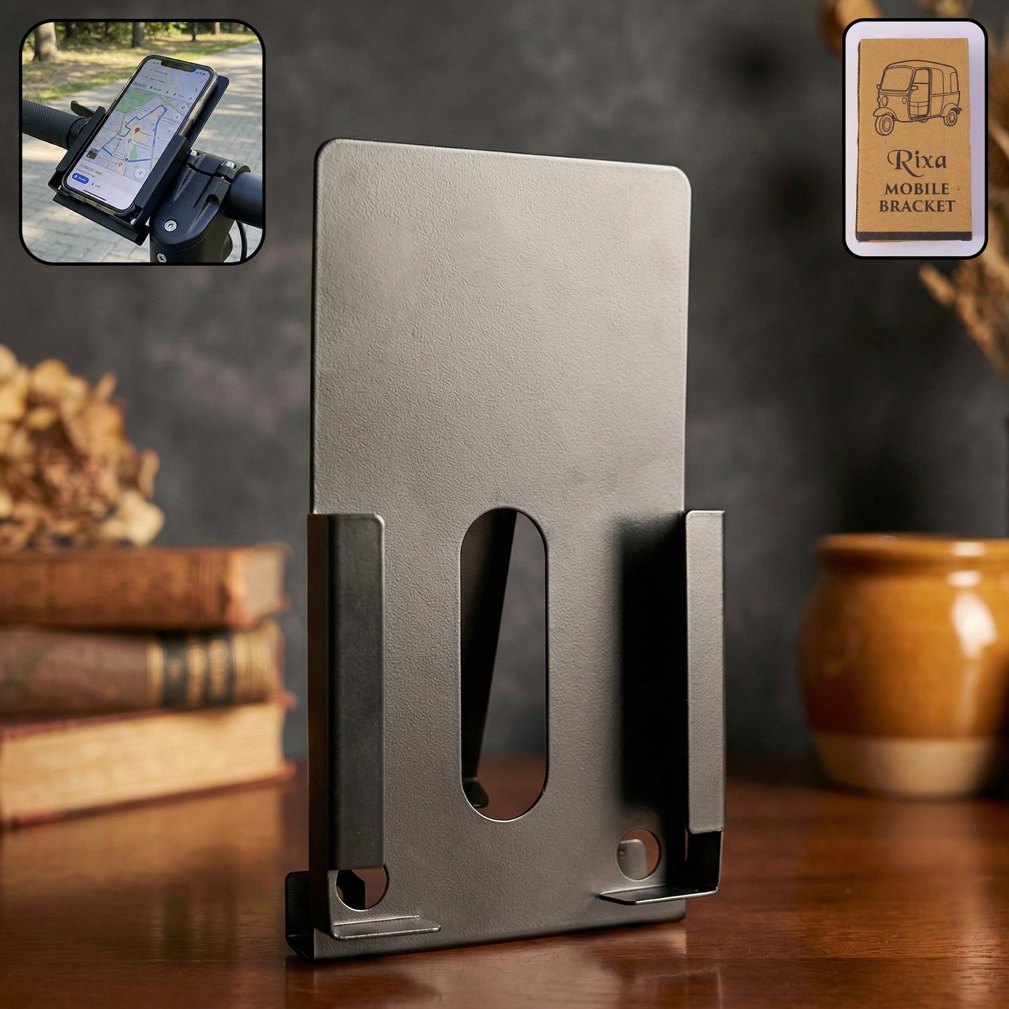 Universal Auto Rickshaw Dashboard Mobile Holder - Secure & Adjustable Phone Mount (1 Pc) - Great Price - Image 2