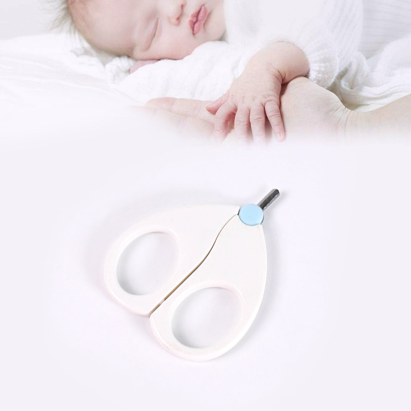 Baby Safety Nail Cutter Scissors For Safe Nail Clipping (1 Pc) - Happy Price - Image 2