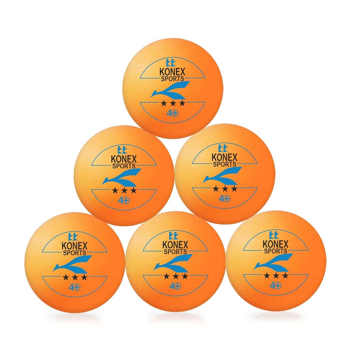 3-Star Table Tennis Balls (6 Pc) - 40mm Seamless ABS Plastic Ping Pong Balls - Happy Price - Image 4