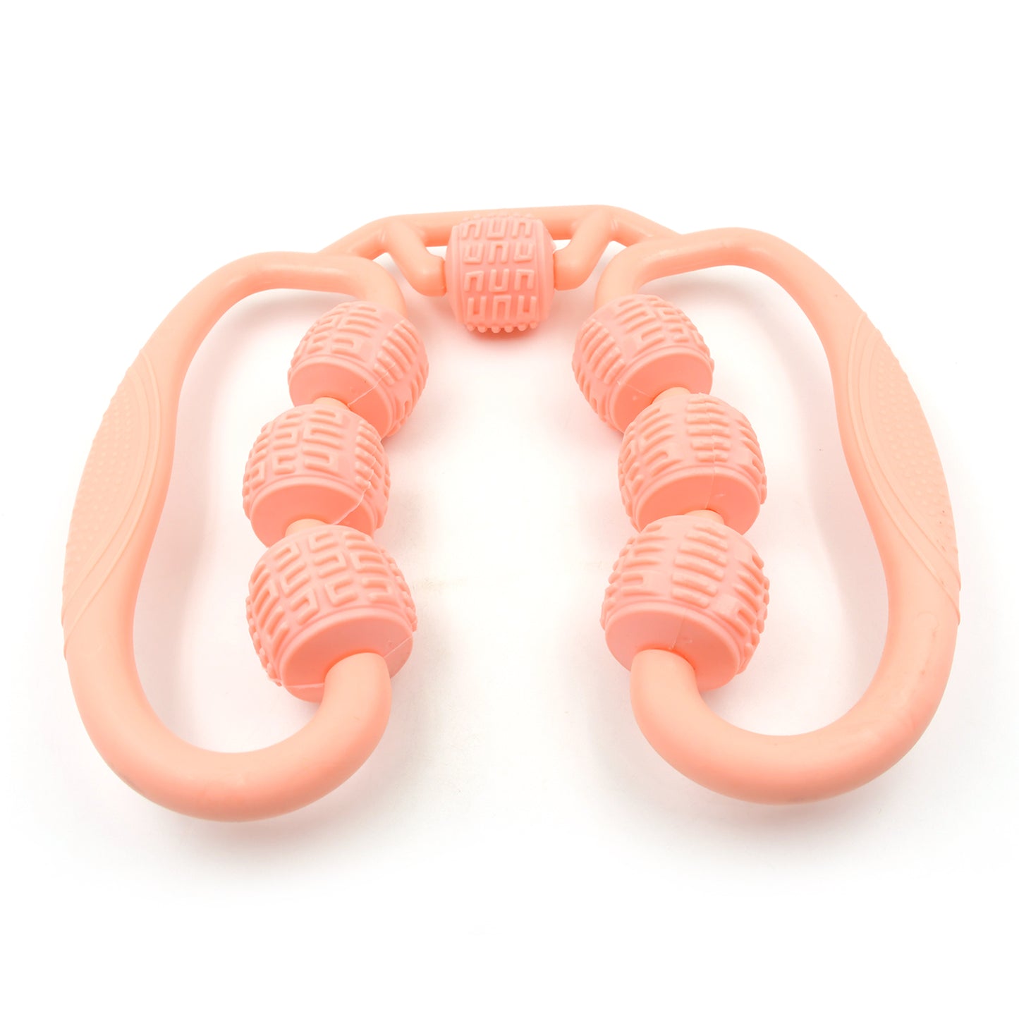 Muscle Massage Roller 8 10 Wheels Relieve Soreness Leg Muscle Roller Fitness Roller Muscle Relaxer Massage Roller Ring Clip All Round Massaging Uniform Force Elastic Pp Drop Shaped For Home Use (1 Pc) - Happy Price - Image 5