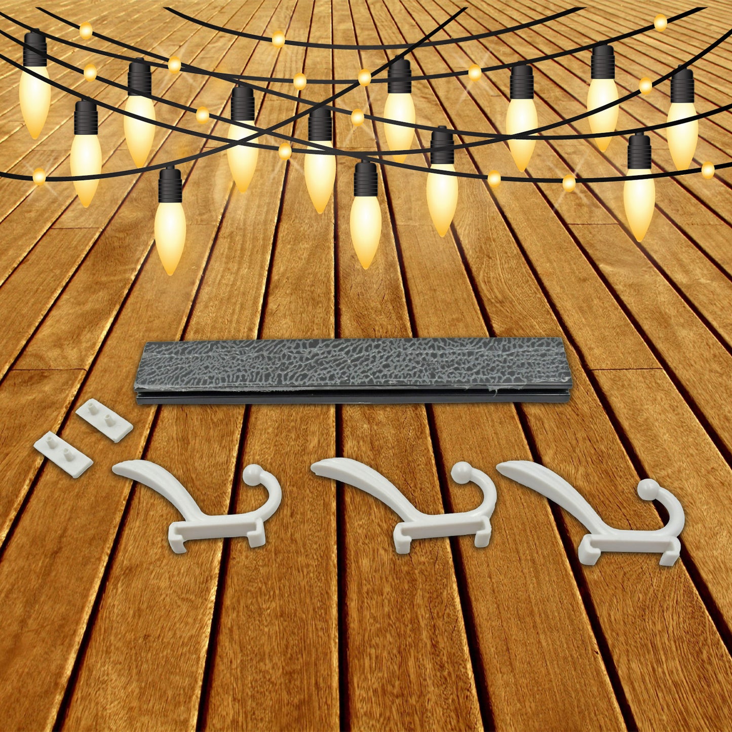 Cloth Hanger Wall Door Hooks Rail For Hanging Clothes For Hanging Hook Rack Rail Extra Long Coat Hanger Wall Mount For Clothes Jacket Hats 6 Hook - Happy Price - Image 7