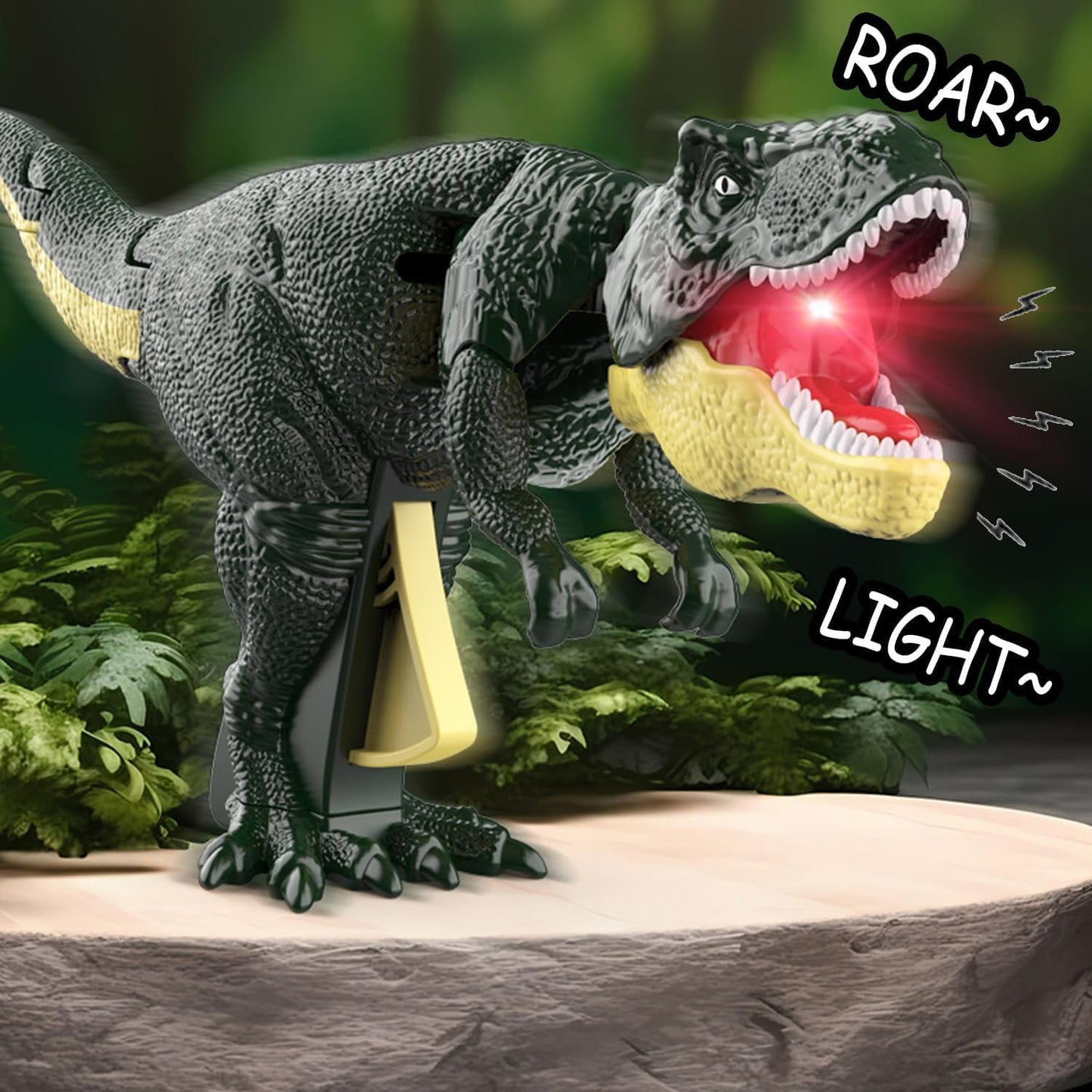 Roaring Dinosaur Toy with Lights, Sounds, and Movement - 1 Pc - Happy Price - Image 5