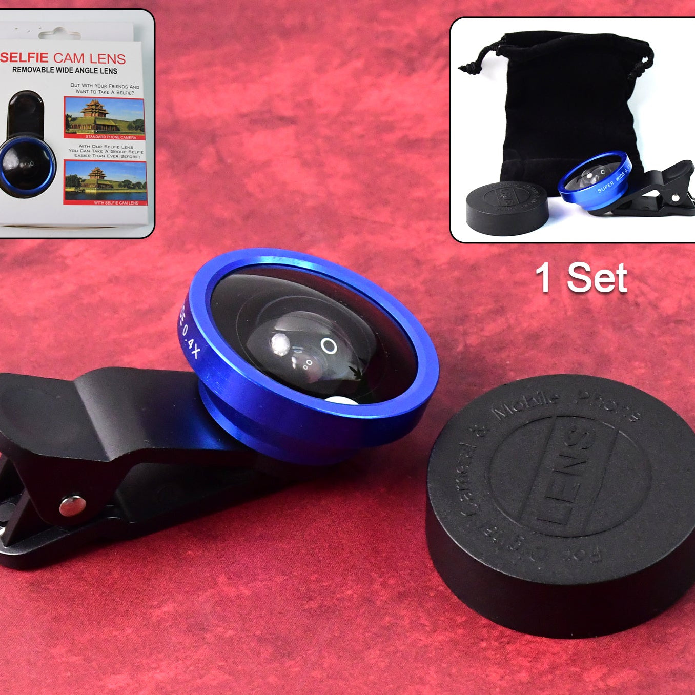 Universal Clip-on Selfie Camera Lens (1 Set) - Happy Price - Image 1