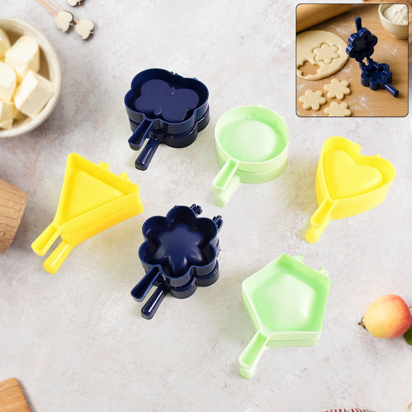 1 Pc Assorted Shape Plastic Snack Mould (Mix Design 1 Pc) - Happy Price - Image 2