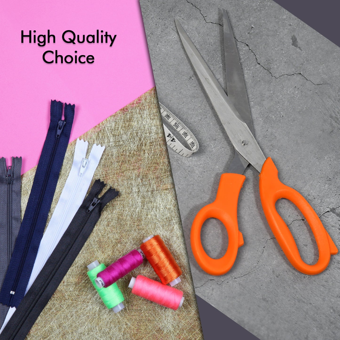 Tailor Scissors And Measuring Tape High Quality Scissor With Flexible Measuring Tape For Tailor Home Use Scissor - Happy Price - Image 6