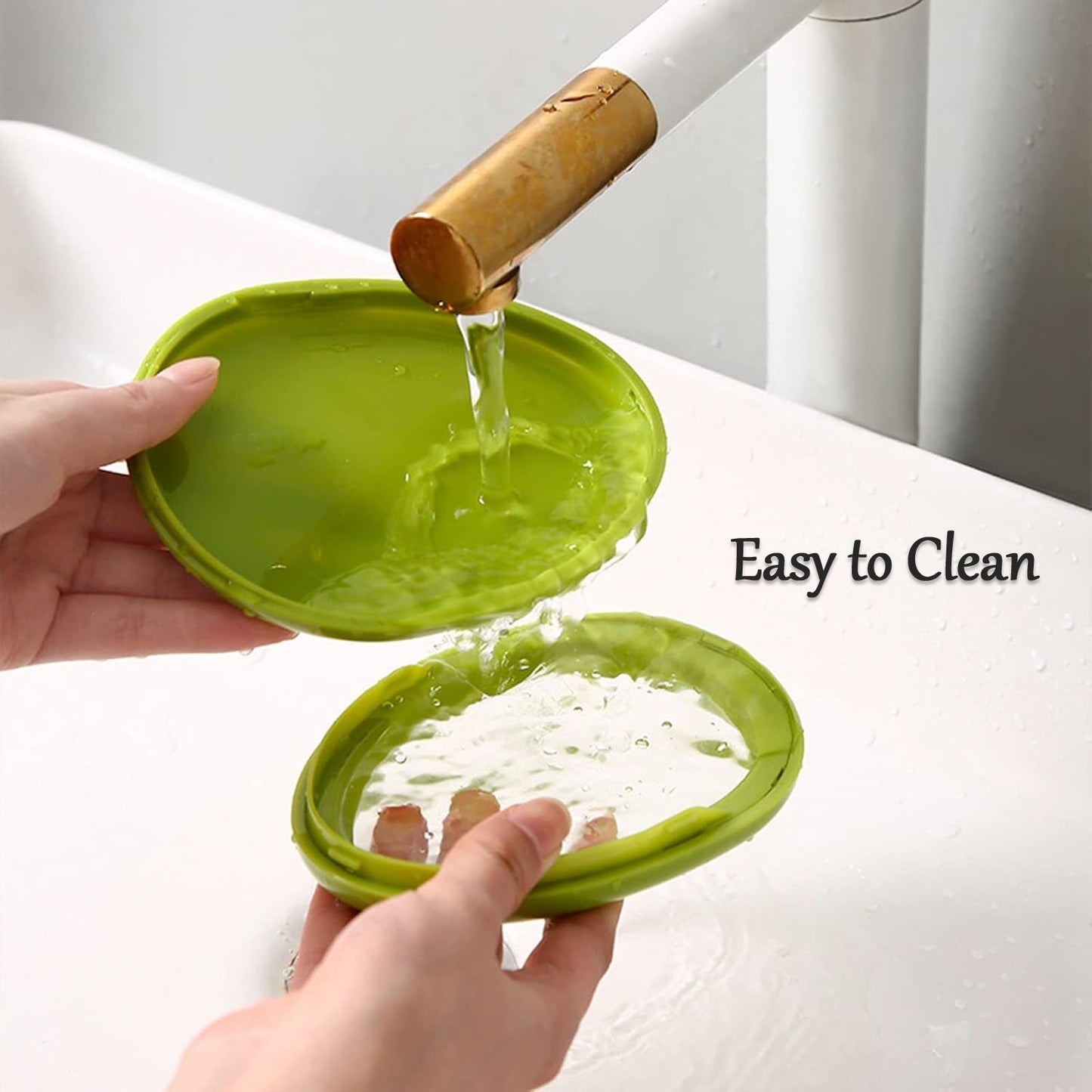 Green Oval Shape Vegetable Container Premium Fruits Saver Keeper (1 Pc) - Happy Price - Image 3