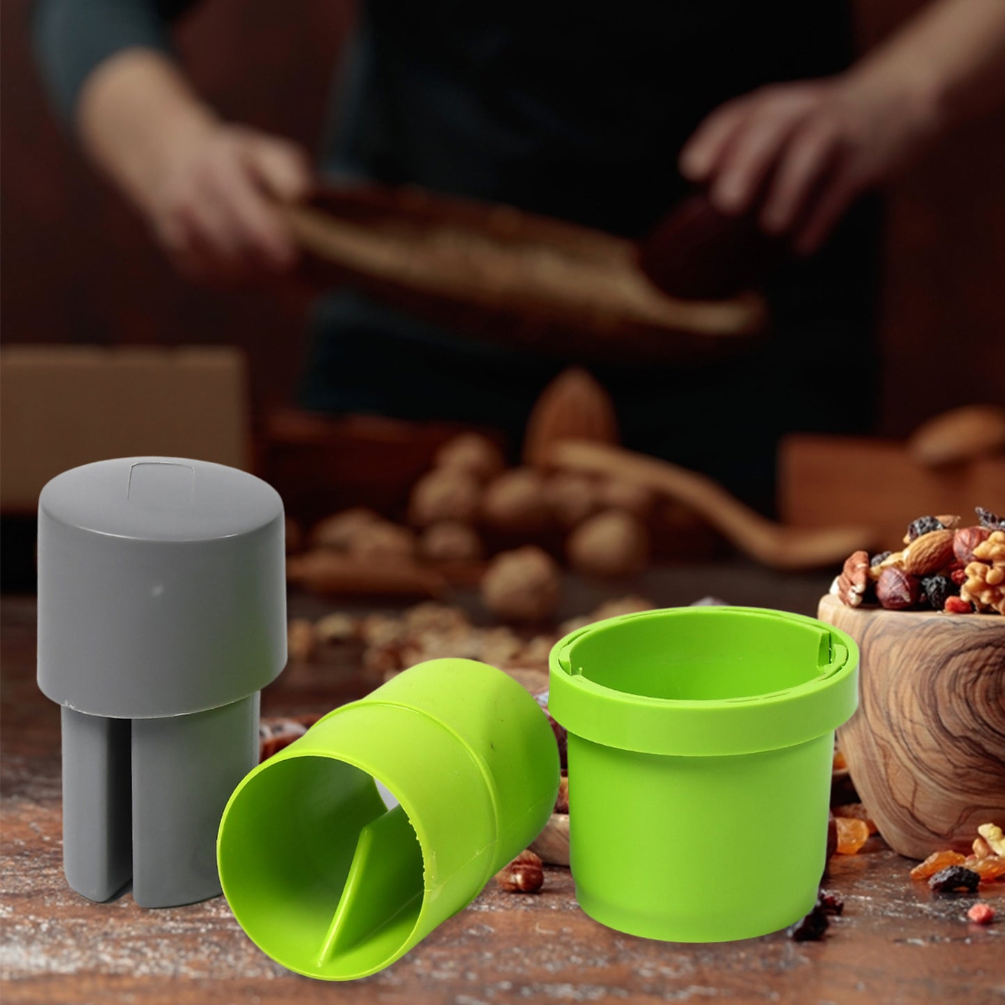 Plastic Dry Fruit And Paper Mill Grinder Slicer Chocolate Cutter And Butter Slicer With 3 In 1 Blade Standard Multicolor - Happy Price - Image 4