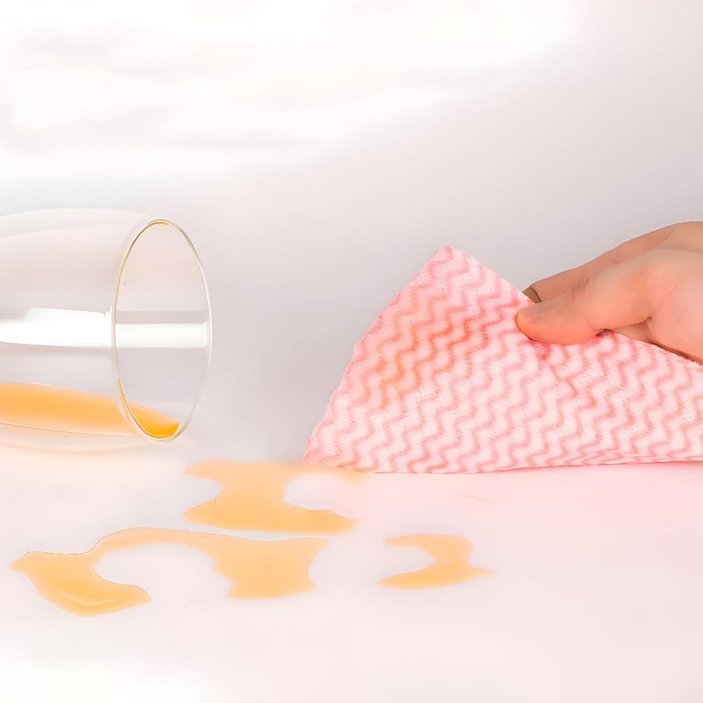 Reusable Kitchen Cleaning Cloth Roll - Absorbent & Washable Wipes (1 Roll) - Happy Price - Image 3