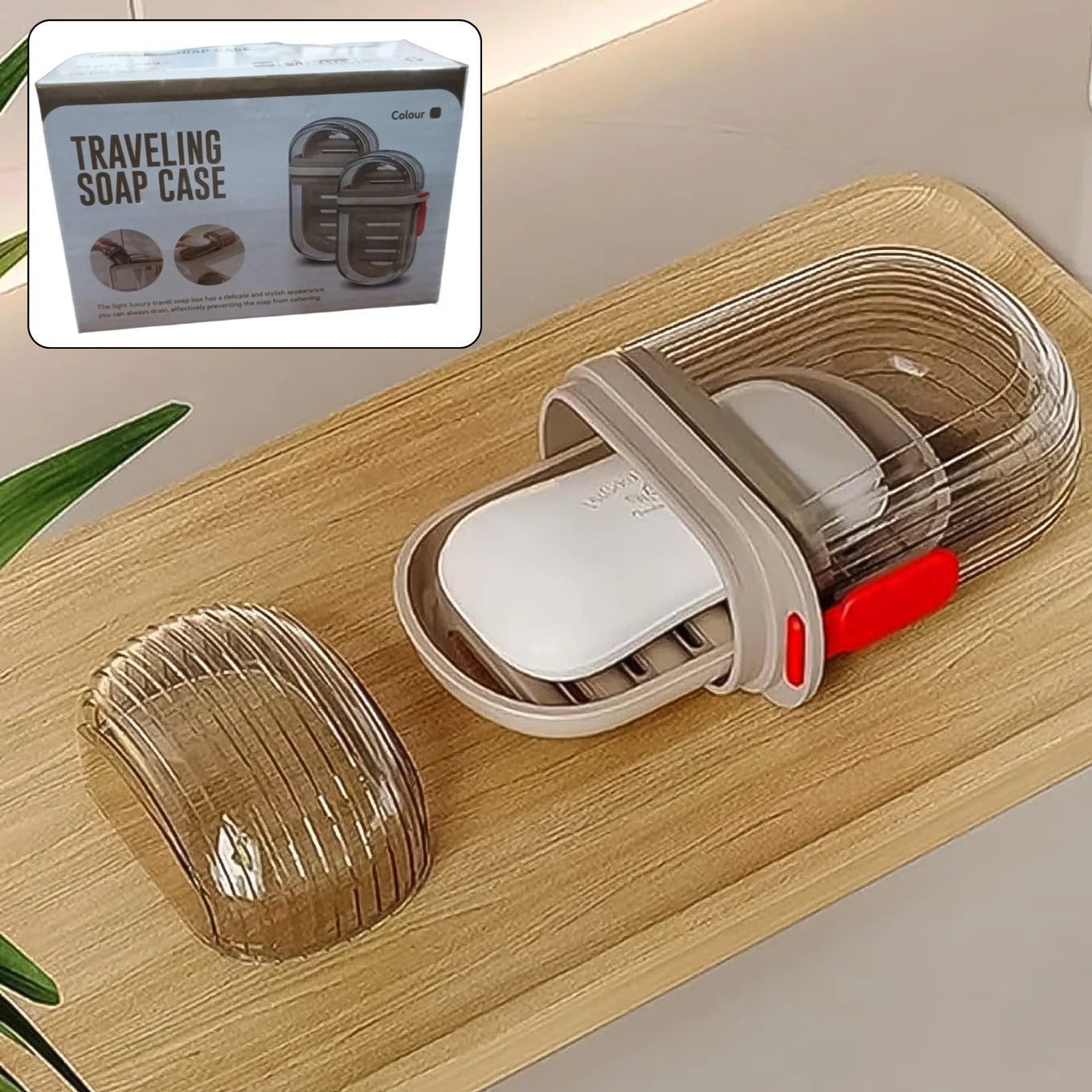 Soap Dishes Soap Box Travel (1 Pc With Color Box) - Happy Price - Image 1