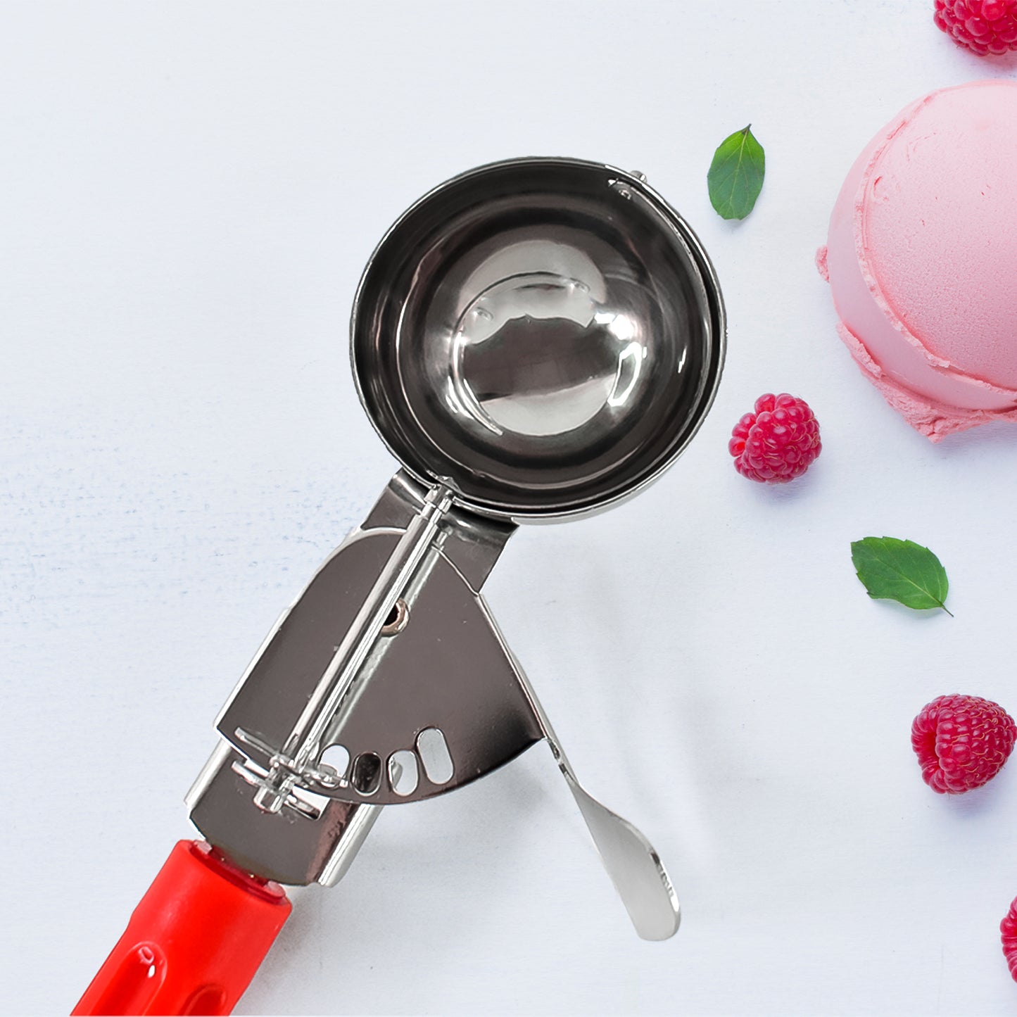 Apex Ice Cream Scoop 70 Ml Stainless Steel Head With Ergonomic Handle (1 Pc) - Happy Price - Image 6
