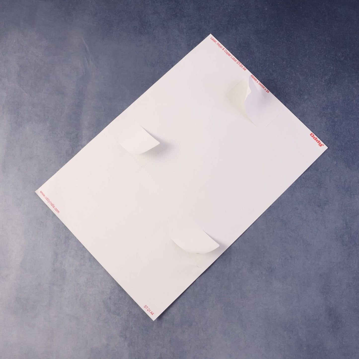 Oddy A4 Self-Adhesive Labels - 2400 Labels (100 Sheets, 24-Up) - Happy Price - Image 5