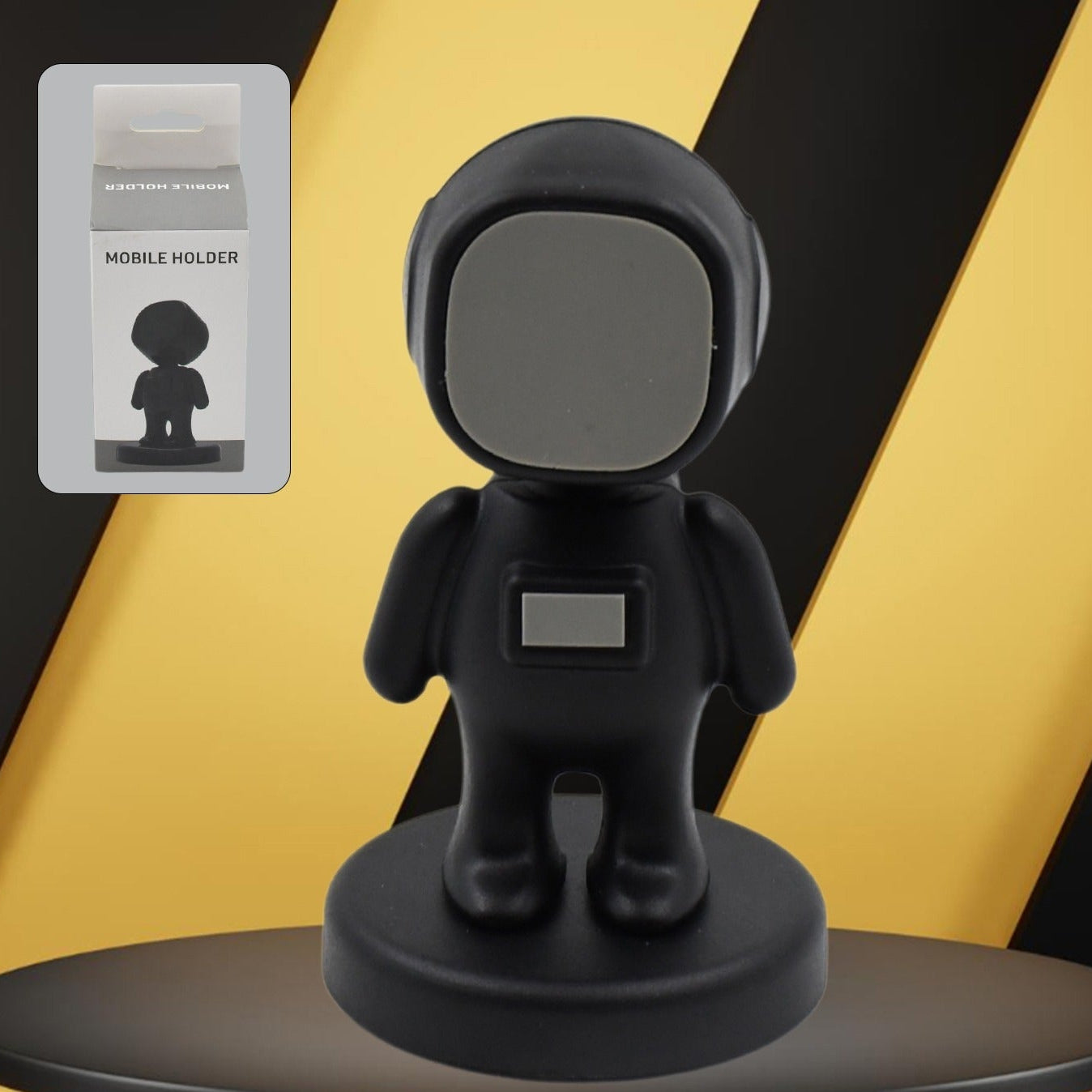 Magnetic Mobile Phone Holder Cartoon Version Of Astronaut Car Holder Suitable For Car Dashboard 360 Rotating Magnetic Mobile Holder Compatible With All Smartphones (1 Pc) - Happy Price - Image 1