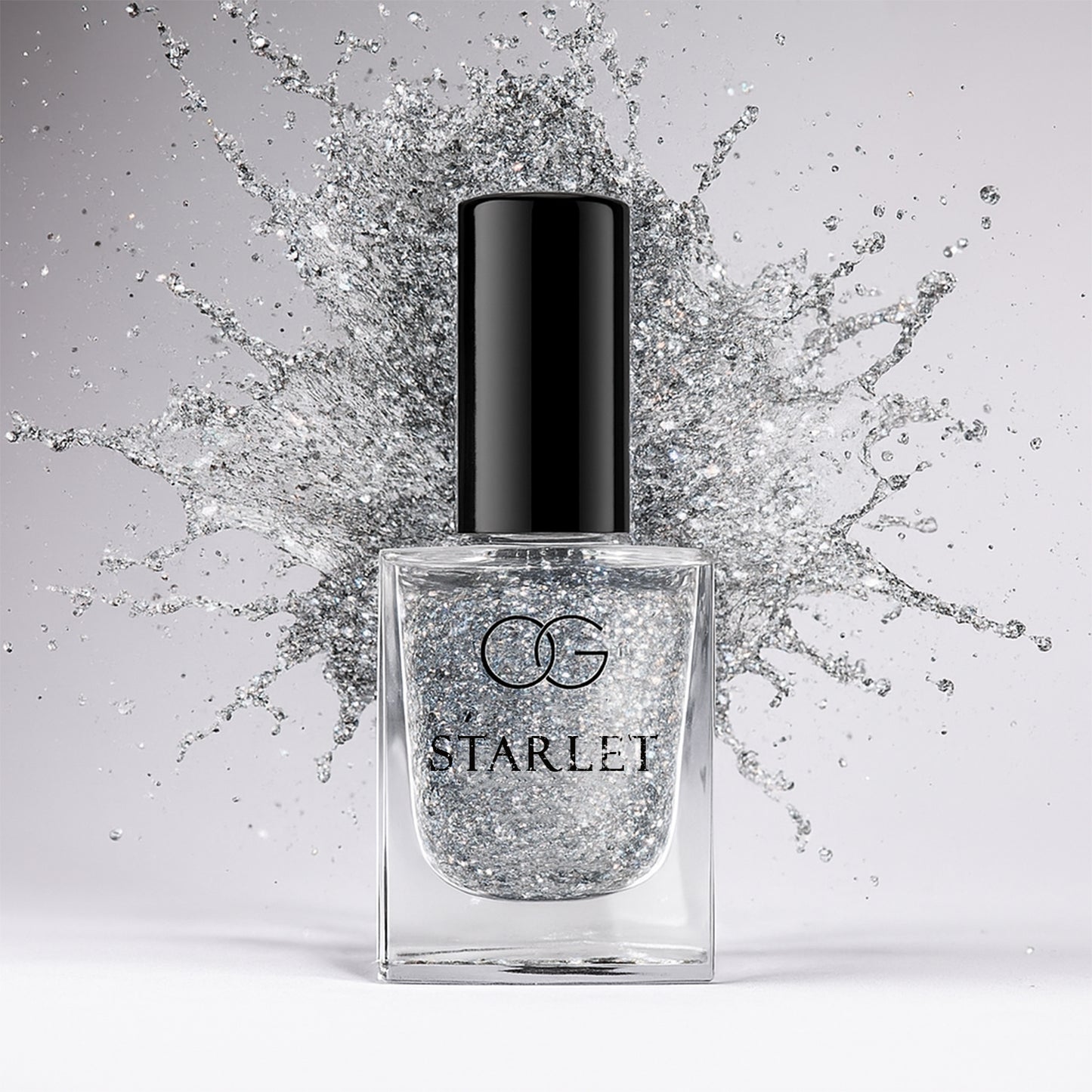 Silver Moonlight Glitter Nail Paint - 10 ML, 1 Pc - Happy Price - Image 3