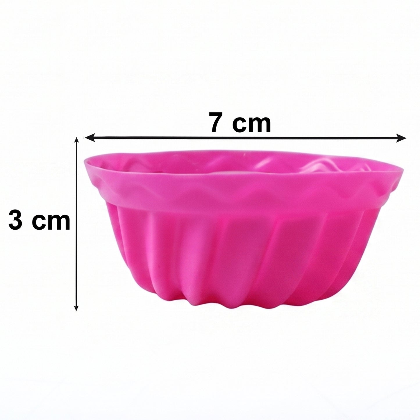 Silicone Baking Cups Set - 12 Piece Reusable Muffin Moulds - Happy Price - Image 5