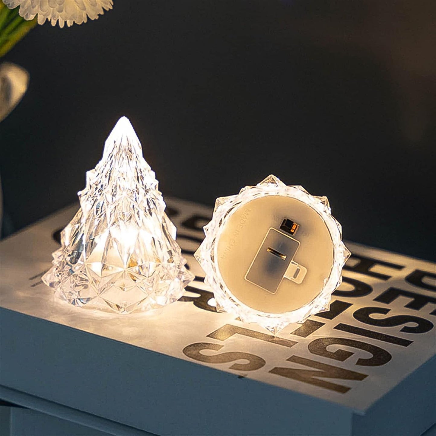 Iceberg Pyramid Candlelight Tea Light (1 Pc) - Happy Price - Image 4