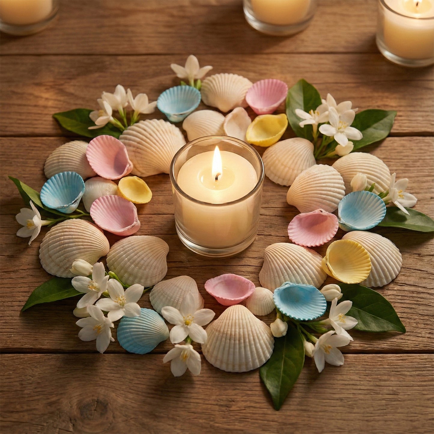 Natural Seashells Decor Set for Crafts & Home Styling (1 Set) - Happy Price - Image 3