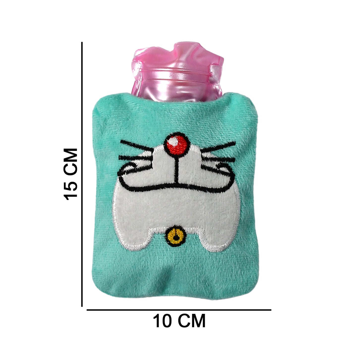 Doremon Cartoon Small Hot Water Bag With Cover For Pain Relief Neck Shoulder Pain And Hand Feet Warmer Menstrual Cramps. - Happy Price - Image 3
