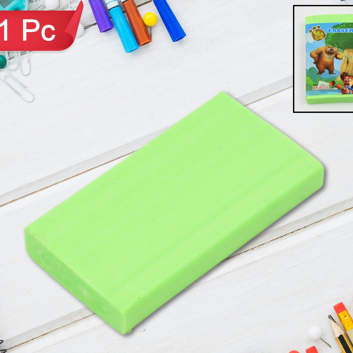 Fancy Stylish Eraser (1 Pc Mix Design) - Happy Price - Image 1
