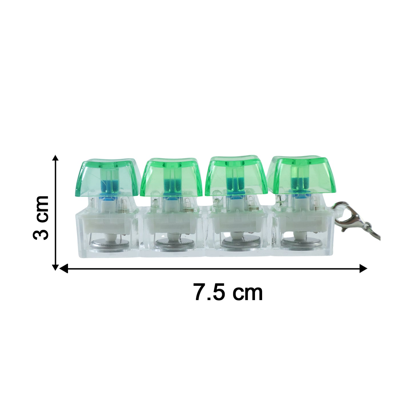 Mechanical Keyboard Switch Fidget Keychain with LED Light (1 Pc) - Great Price - Image 5