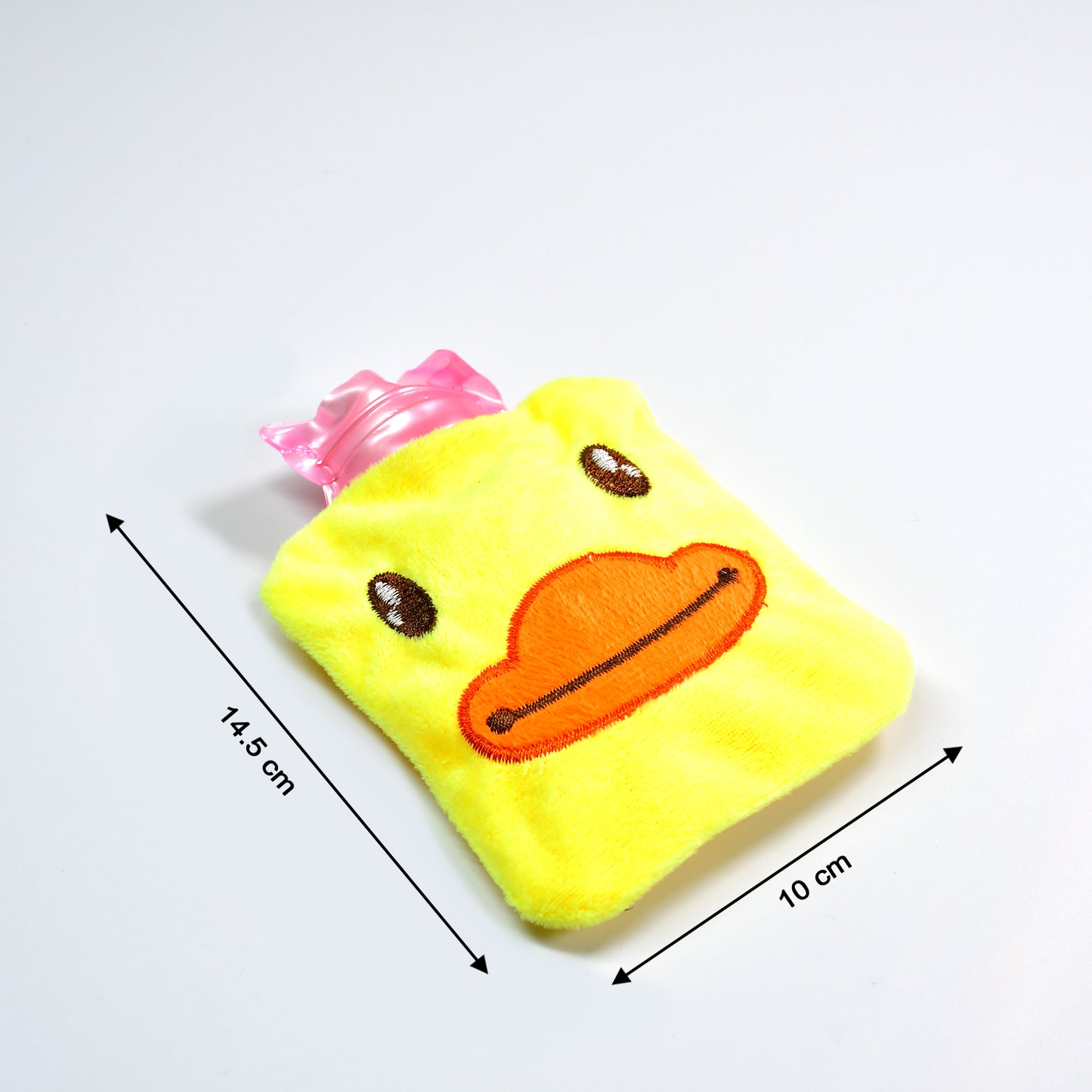 Yellow Duck Small Hot Water Bag With Cover For Pain Relief Neck Shoulder Pain And Hand Feet Warmer Menstrual Cramps. - Happy Price - Image 3