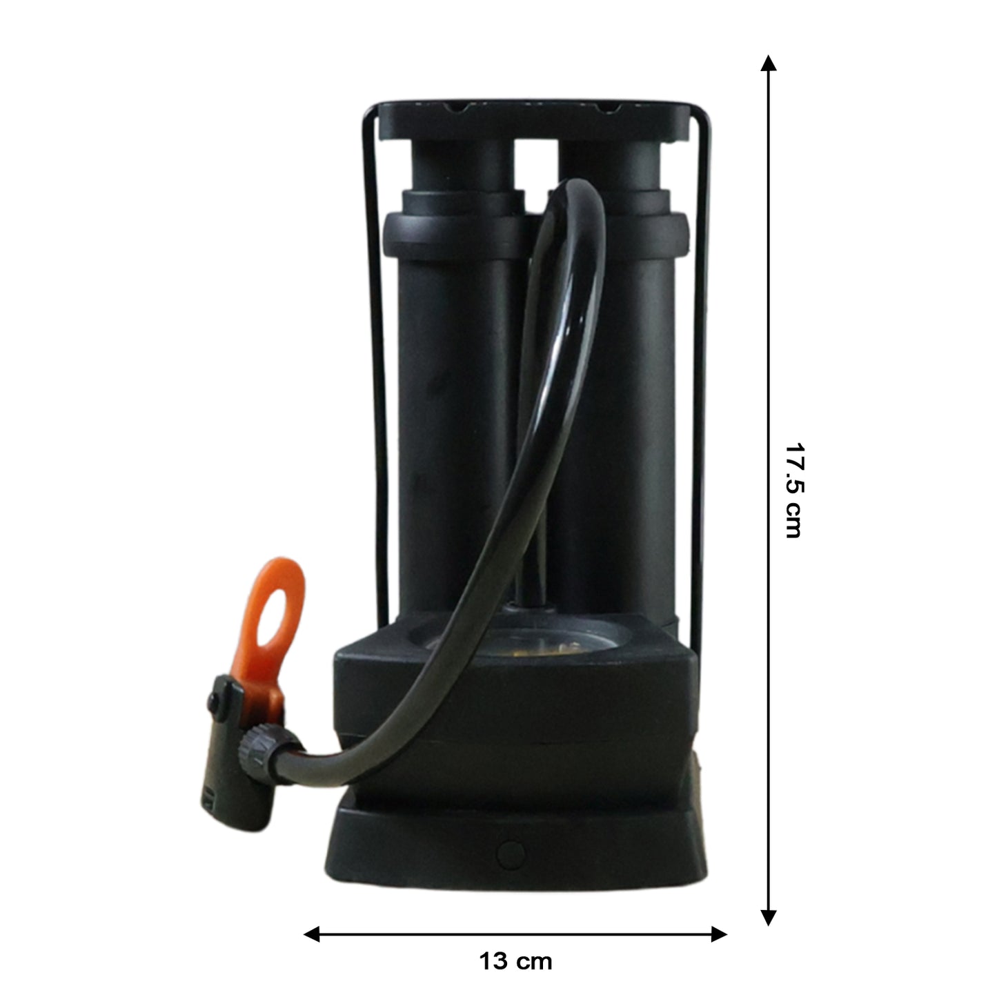 Heavy Duty Double Cylinder Foot Pump with Gauge - 1 Set - Great Price - Image 5