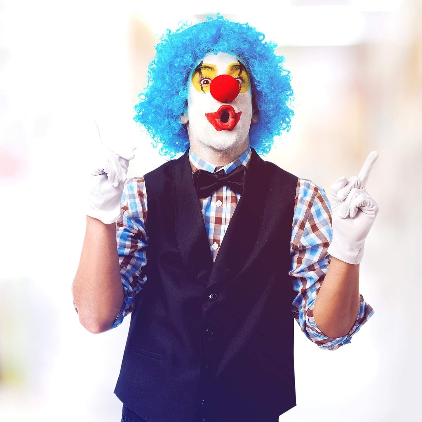 Small Plastic Joker Clown Nose Toy (1 Pc Mix Color Design) - Happy Price - Image 4