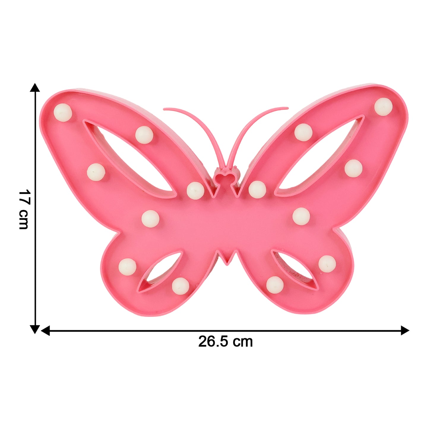 Butterfly Shape LED Decorative Night Light (1 Pc) - Battery Operated Warm Glow Lamp for Kids Room & Home Decor - Happy Price - Image 4
