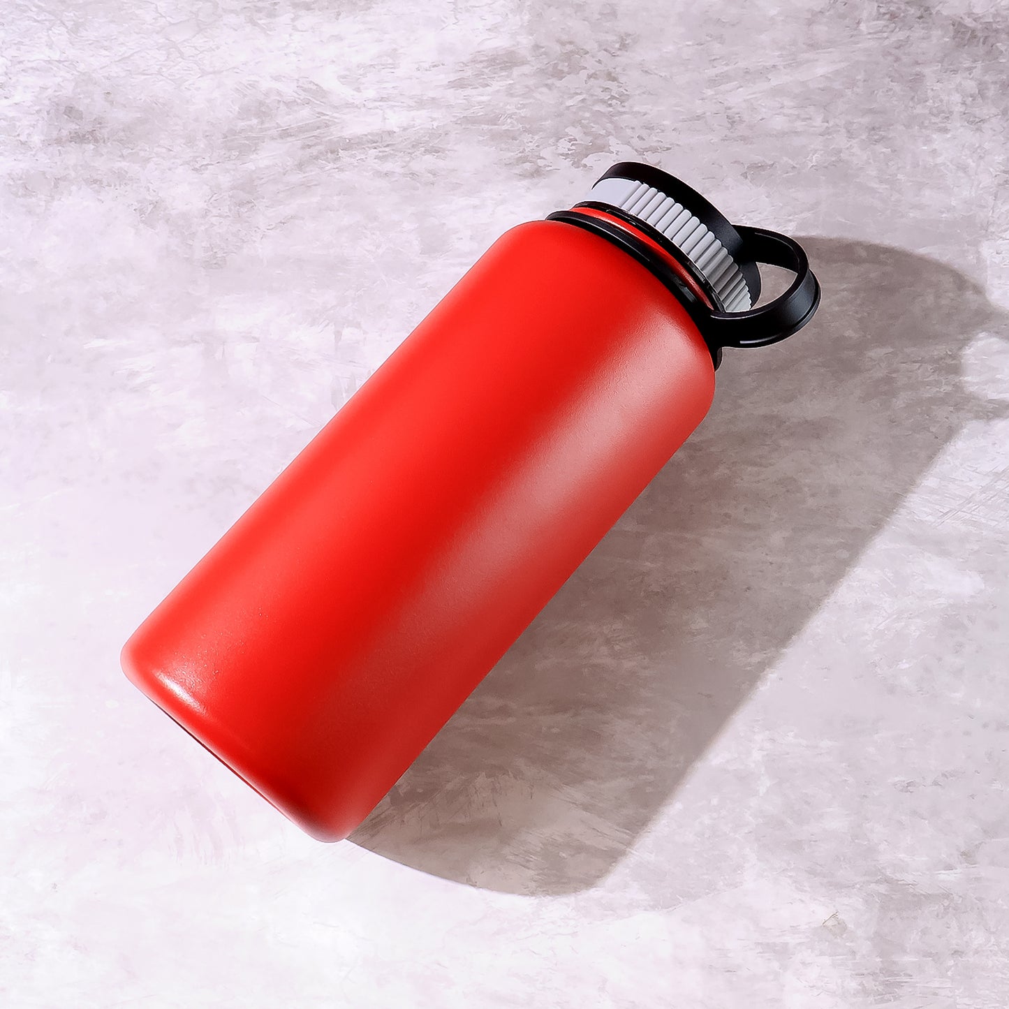 Red Stainless Steel Double Wall Vacuum-insulated Drink Water Bottle (1000 Ml) - Happy Price - Image 5