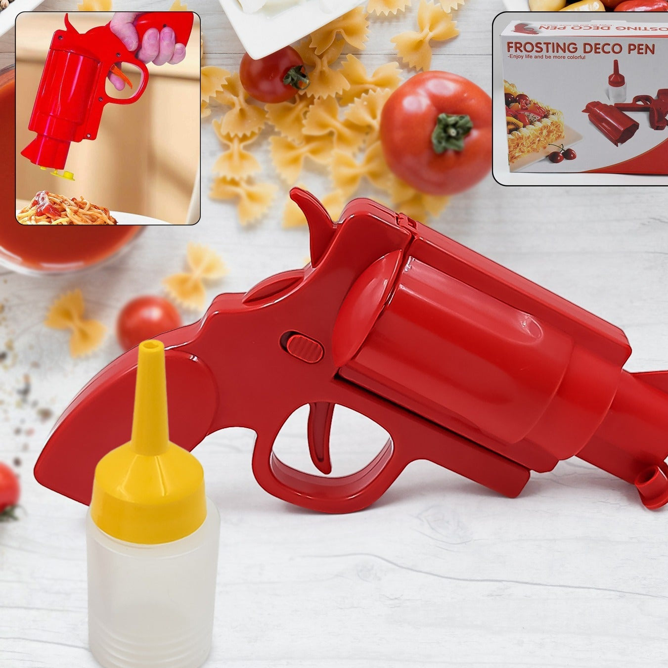 Ketchup Dispenser Mustard Bottle Gun (1 Pc) - Happy Price - Image 1