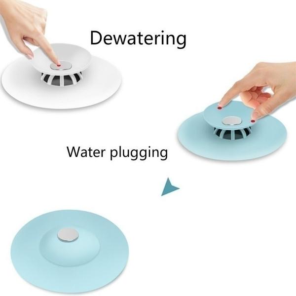 Creative 2-in-1 Silicone Sewer Sink Sealer Cover Drainer (Multicolour) - Happy Price - Image 6