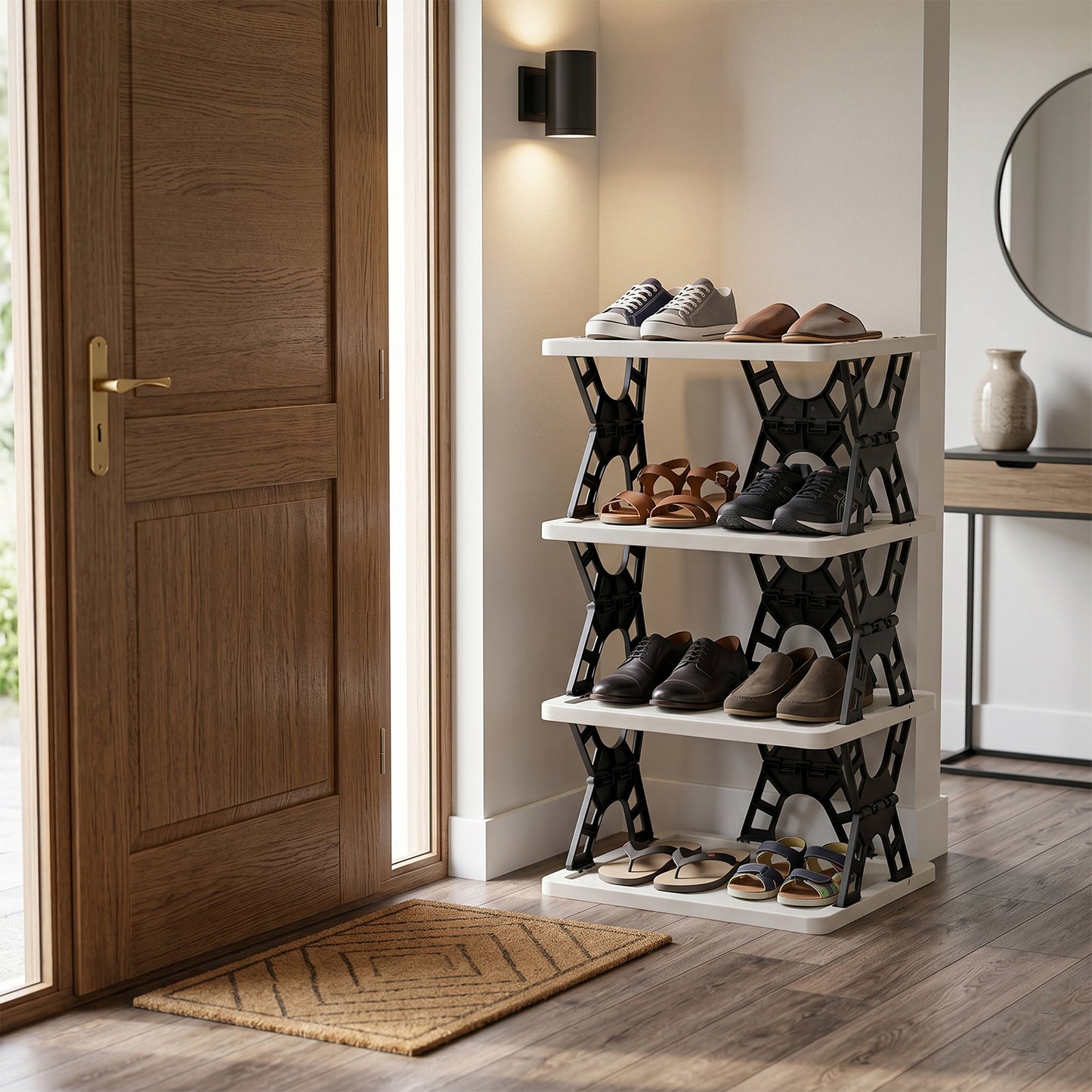 Foldable 4-Tier Multipurpose Storage Rack Organizer (1 Pc) - Great Price - Image 6