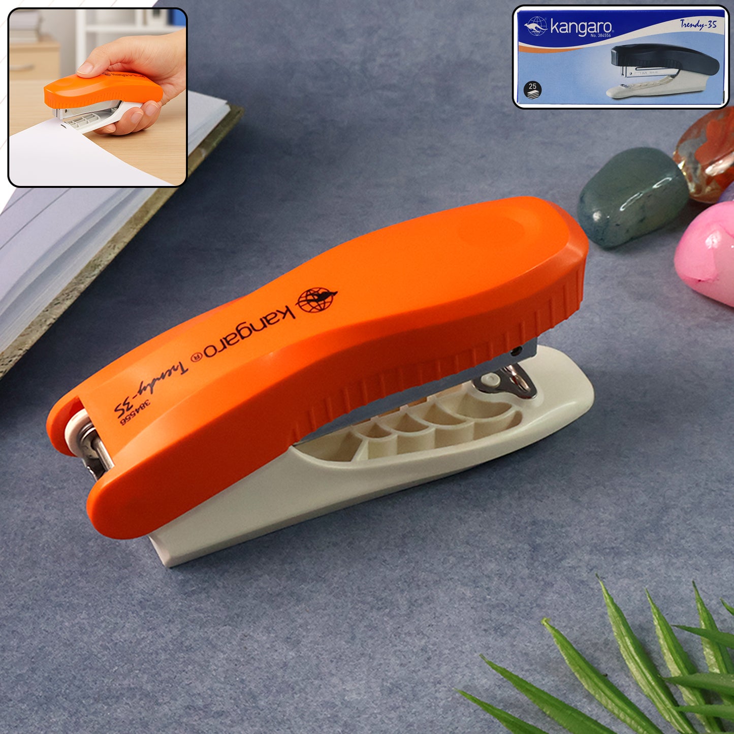 Compact Stapler for Office & School Use - 1 Pc - Happy Price - Image 6