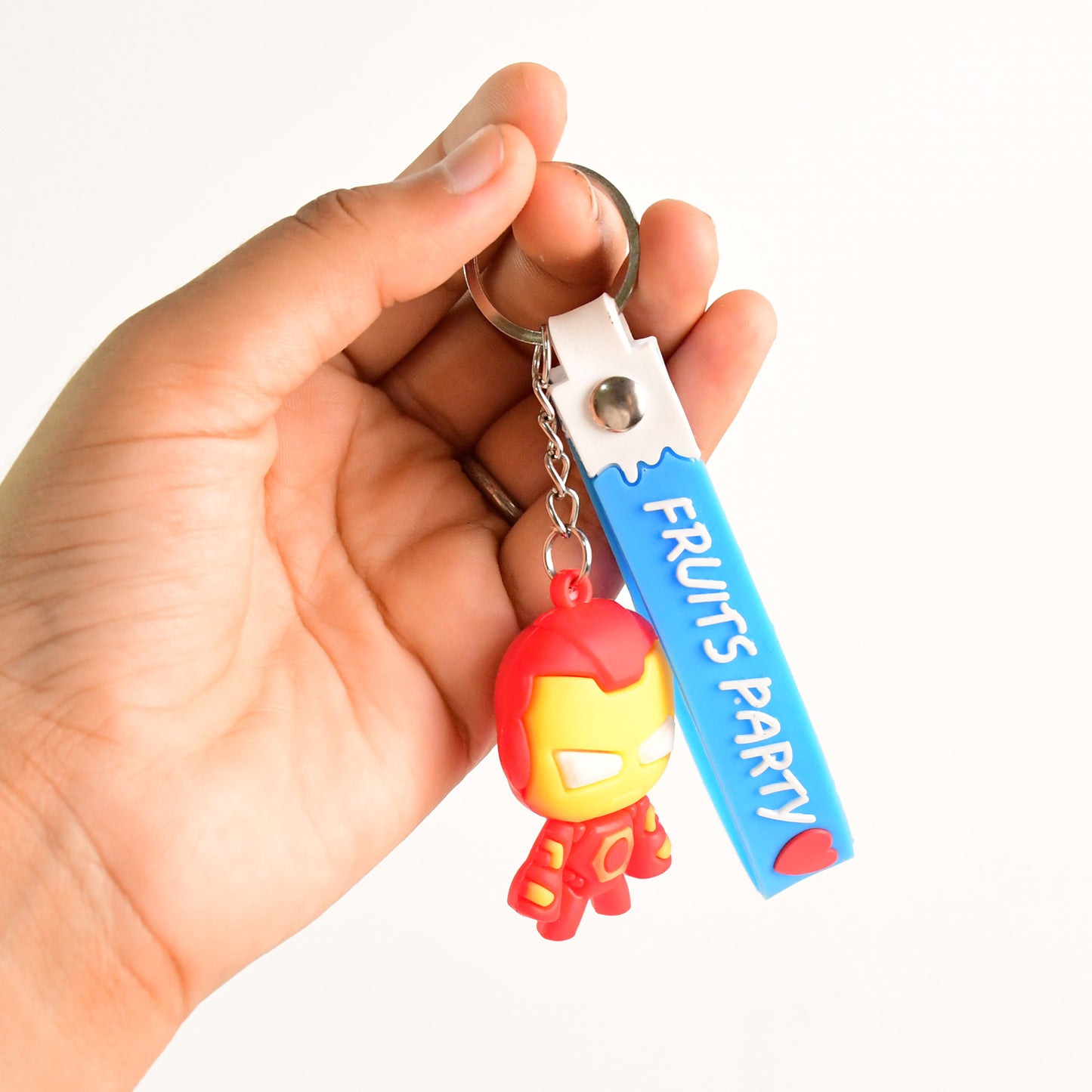 Cute Cartoon Silicone 3d Key Chain With Metal Hook Strap (Pack Of 1) - Happy Price - Image 4