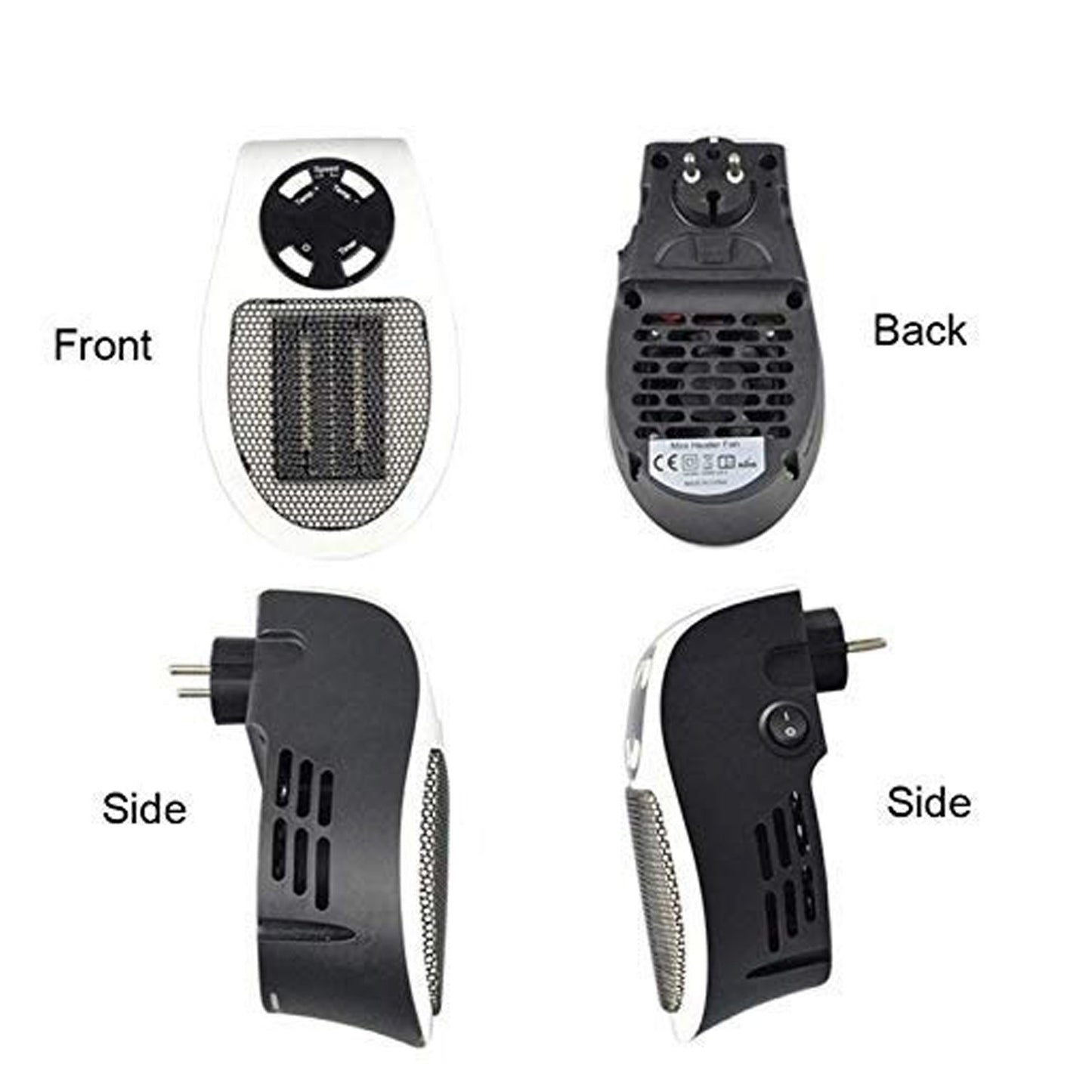 Portable Electric Heater Mini Fan Heater Desktop Household - Happy Price - Image 6