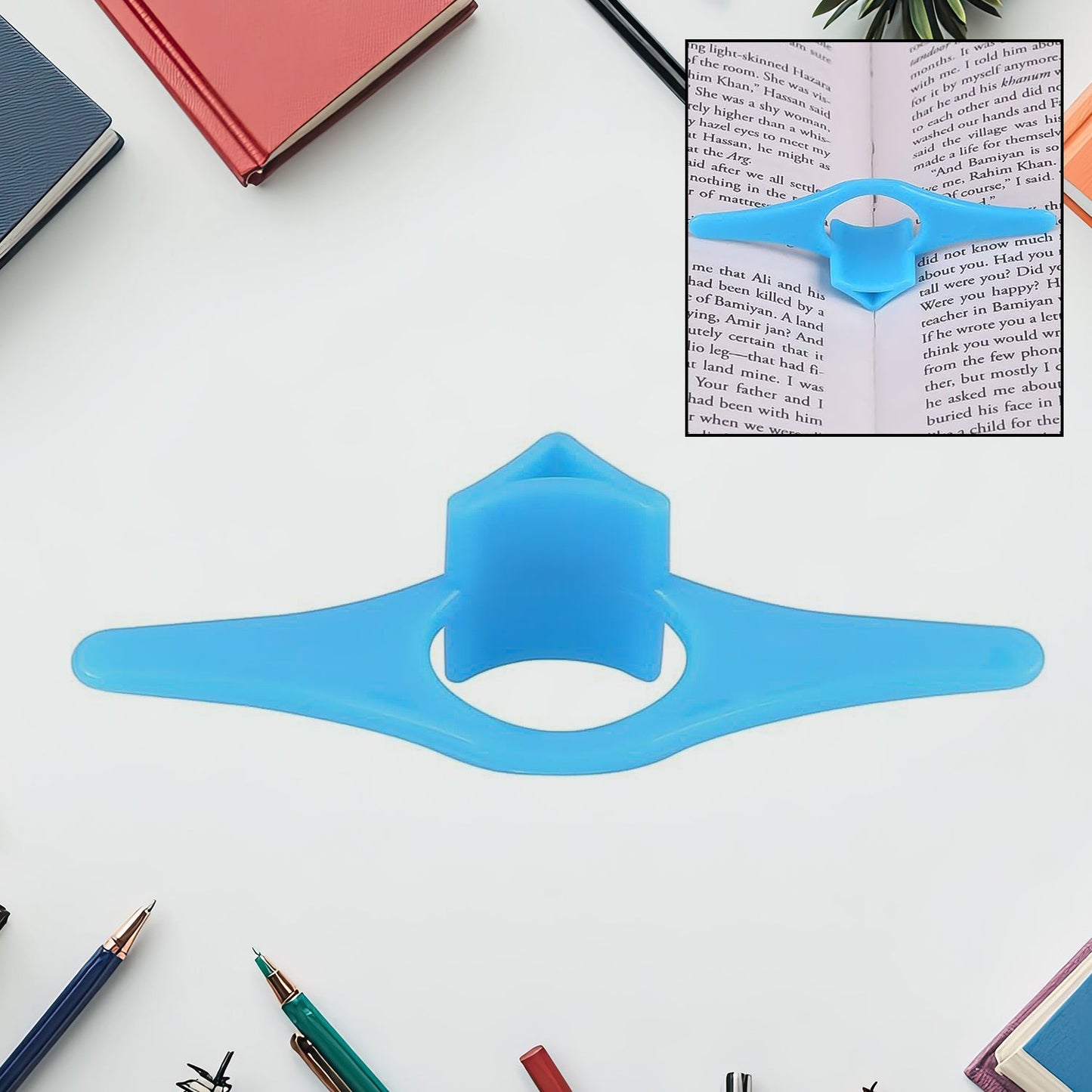 Multi-function Plastic Thumb Book Support Book Page Holder (1 Pc) - Happy Price - Image 2