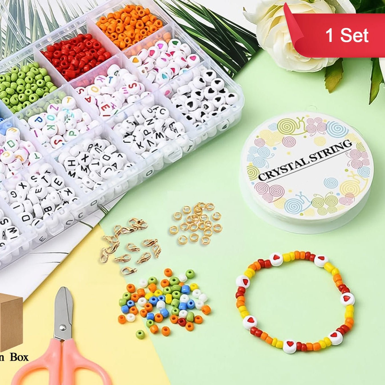 Premium Diy Bracelet Making Kit (1 Set) - Happy Price - Image 1