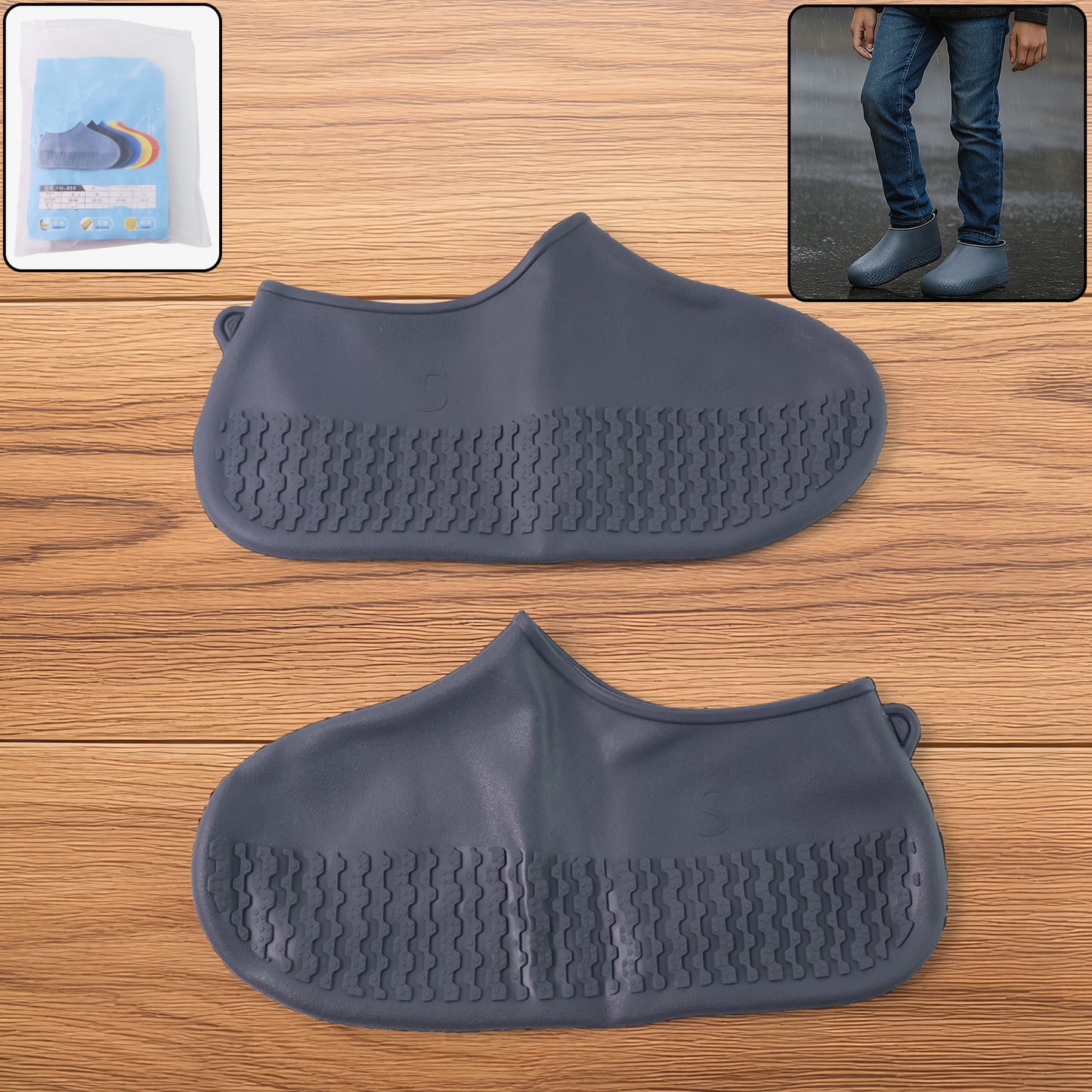 Waterproof Silicone Shoe Covers For Kids (1 Pair) - Happy Price - Image 2