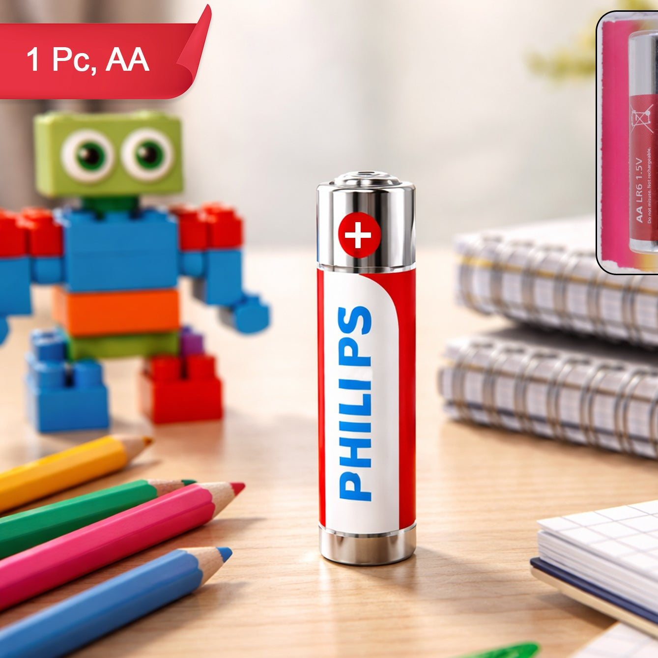 AA Alkaline Battery - Long-Lasting Power for Everyday Devices (1 Pc) - Happy Price - Image 1
